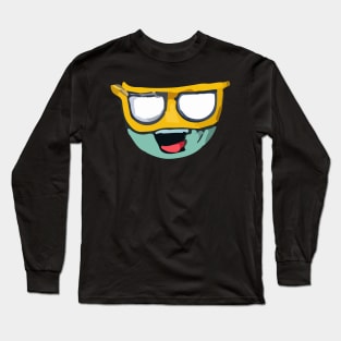 Masked Character Face Long Sleeve T-Shirt